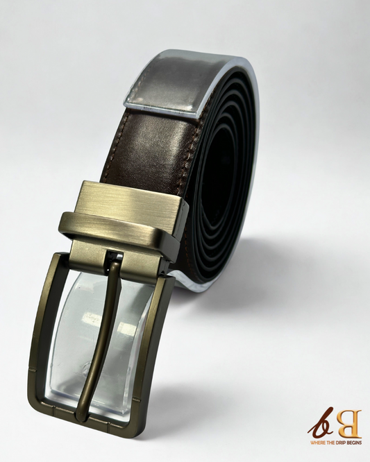 VersaLux Reversible Leather Belt