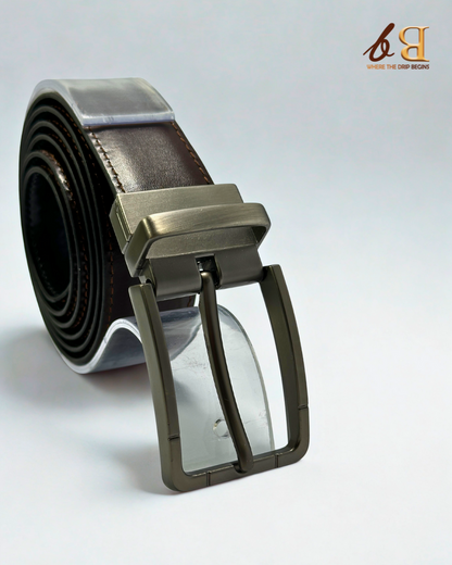 VersaLux Reversible Leather Belt