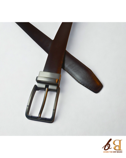 VersaLux Reversible Leather Belt